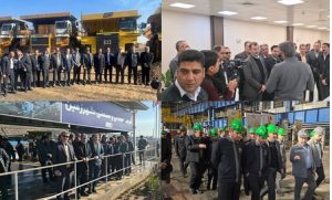بازدید رییس هیات عامل ایمیدرو و جمعی از مدیران ارشد معدنی از معادن منطقه گل‌گهر