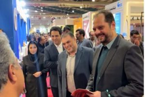 بازدید مدیران ارشد وزارت صمت از غرفه شرکت آهن و فولاد ارفع