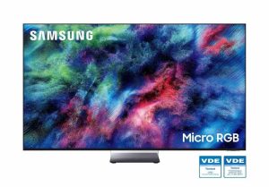 تلویزیون Micro RGB سامسونگ تاییدیه‌های سلامت بصری را از VDE دریافت کرد