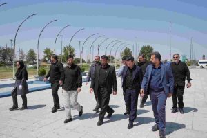 زیرساخت‌های منطقه ۹ جهت برگزاری مراسم تشییع پیکر مطهر آقای شهید ایران بررسی شد