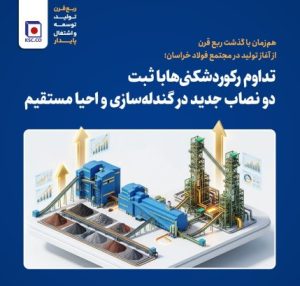 تداوم رکوردشکنی‌ها با ثبت دو نصاب جدید در گندله‌سازی و احیا مستقیم