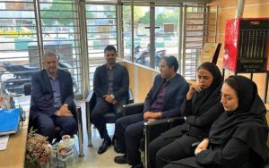 گپ و گفت مدیرعامل بانک سرمایه با همکاران شعبه کریمخان