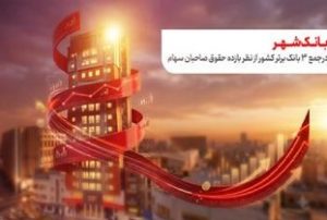 حضور بانک شهر در جمع ۳ بانک برتر کشور از نظر بازده حقوق صاحبان سهام