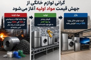 گرانی از پتروشیمی و فولاد شروع می‌شود، نه از ویترین مغازه‌ها